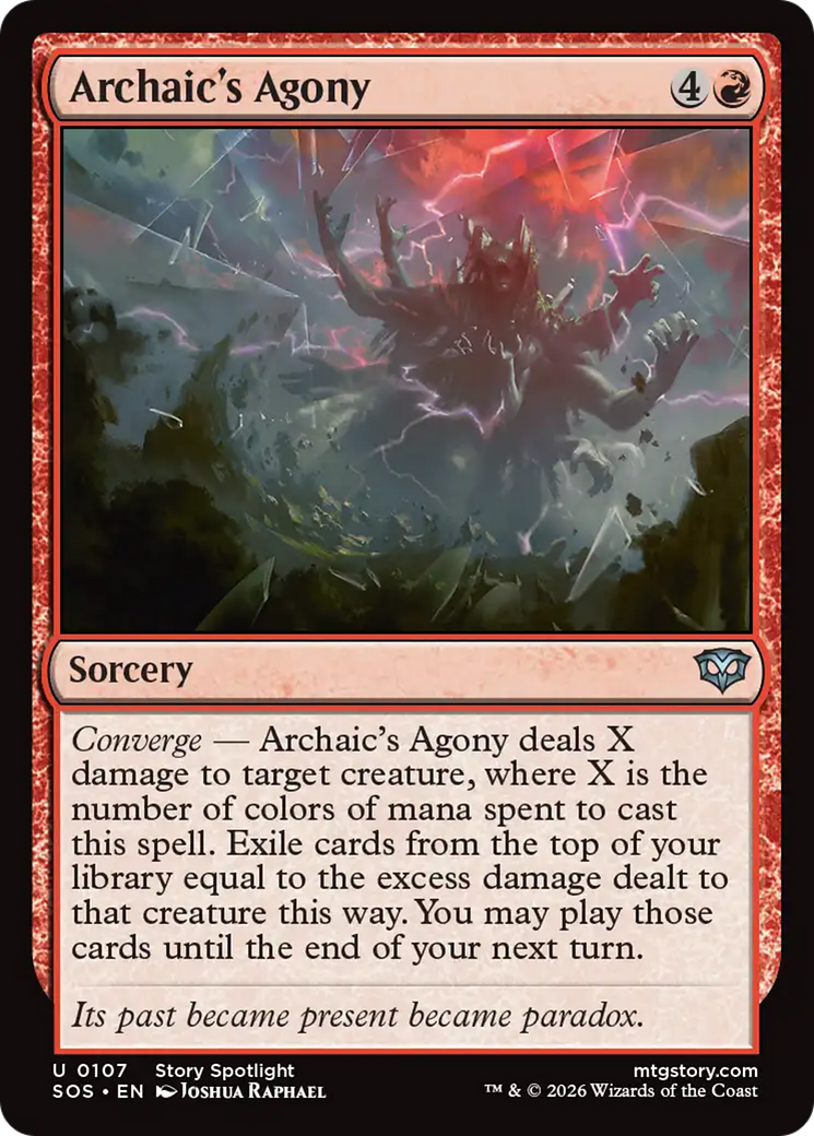 Archaic's Agony [Secrets of Strixhaven] | Lots Moore NSW