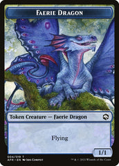 Spider // Faerie Dragon Double-Sided Token [Dungeons & Dragons: Adventures in the Forgotten Realms Tokens] | Lots Moore NSW