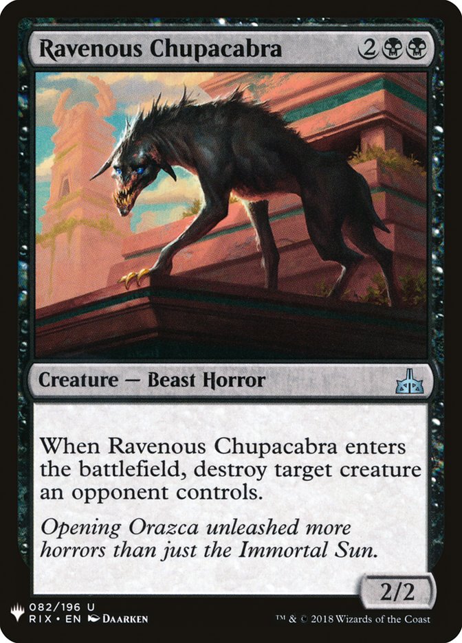 Ravenous Chupacabra [Mystery Booster] | Lots Moore NSW