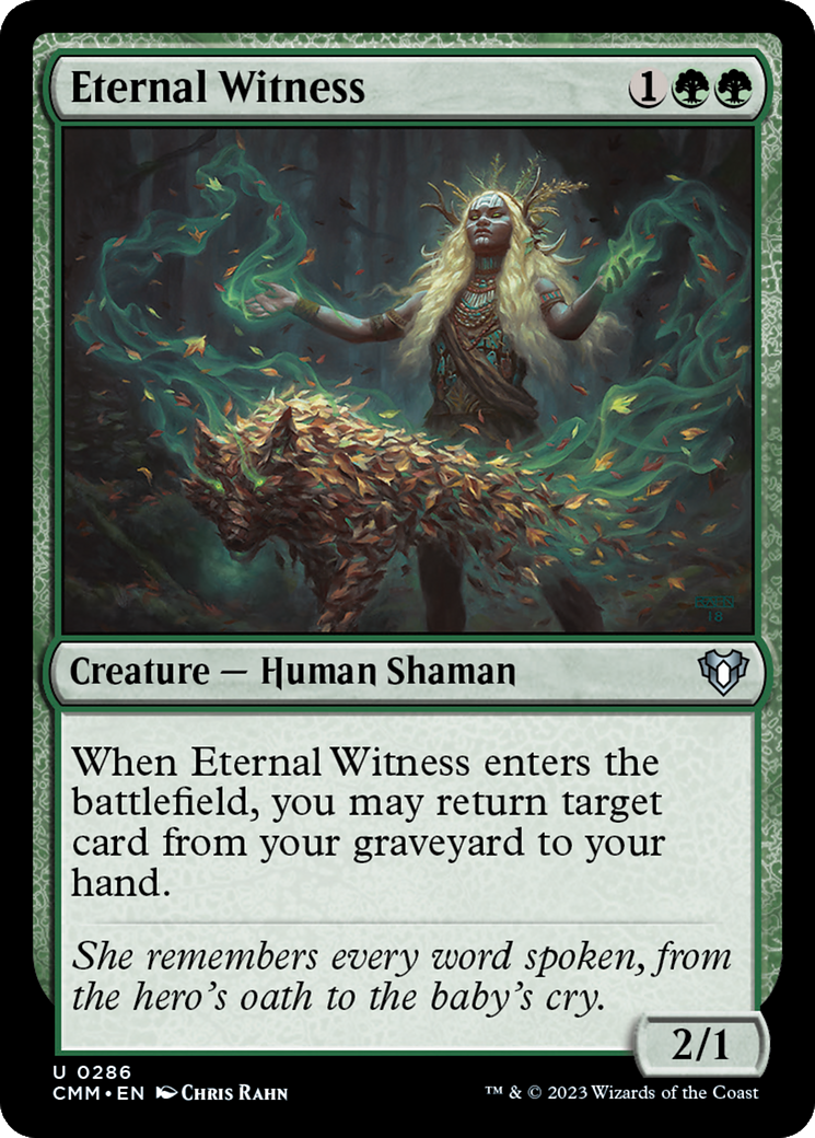 Eternal Witness [Commander Masters] | Lots Moore NSW