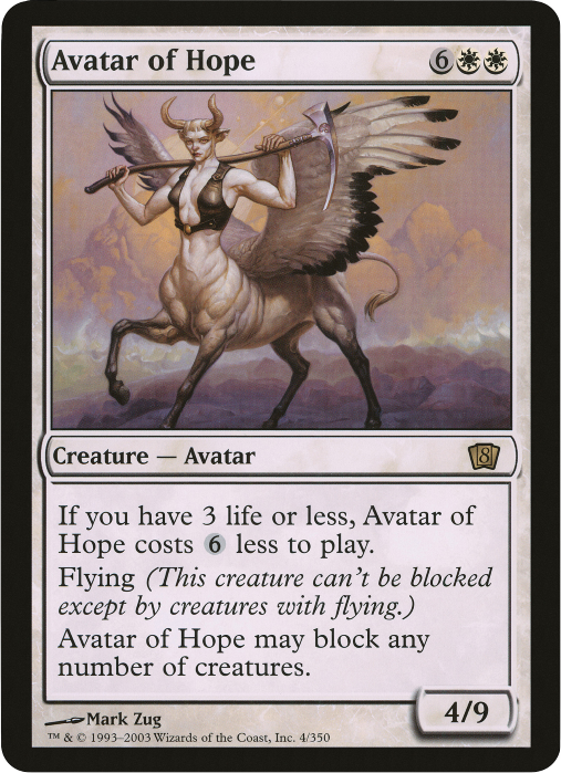 Avatar of Hope (Oversized) [Eighth Edition Box Topper] | Lots Moore NSW