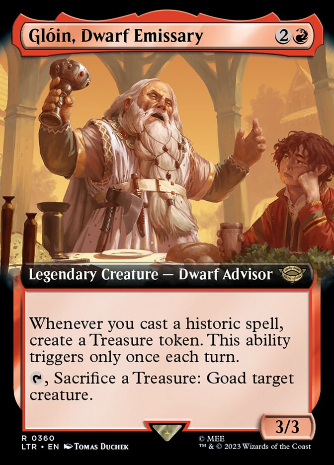 Gloin, Dwarf Emissary (Extended Art) [The Lord of the Rings: Tales of Middle-Earth] | Lots Moore NSW