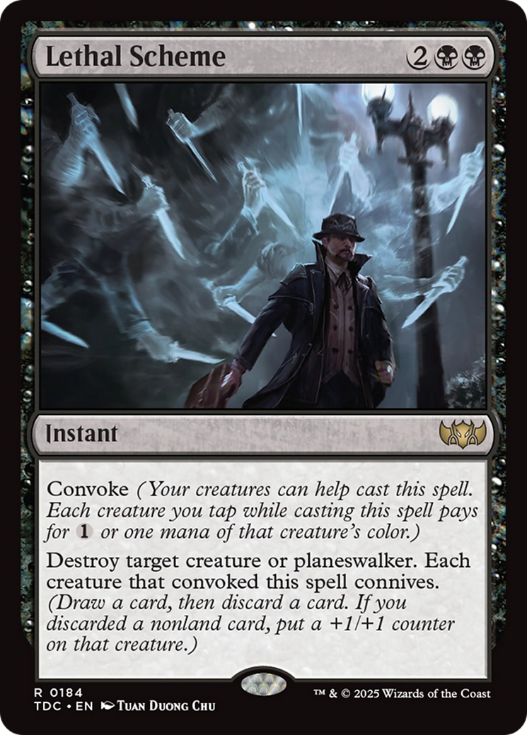 Lethal Scheme [Tarkir: Dragonstorm Commander] | Lots Moore NSW