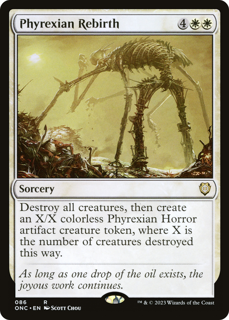 Phyrexian Rebirth [Phyrexia: All Will Be One Commander] | Lots Moore NSW
