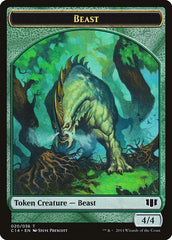 Elf Druid // Beast (020/036) Double-Sided Token [Commander 2014 Tokens] | Lots Moore NSW