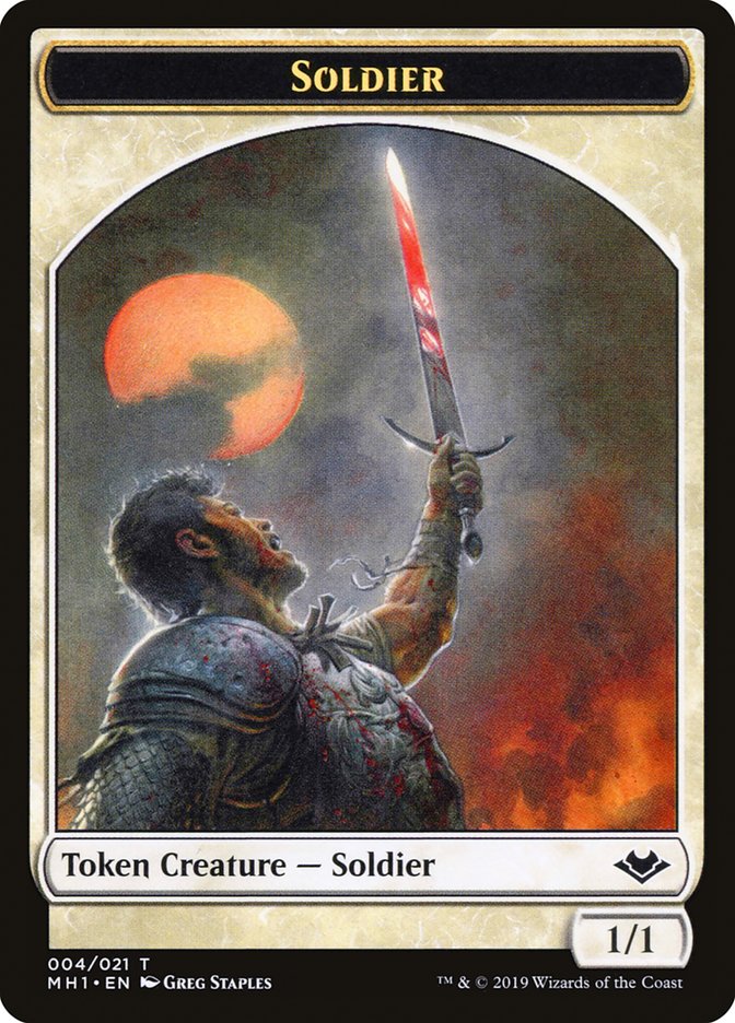 Soldier Token [Modern Horizons Tokens] | Lots Moore NSW