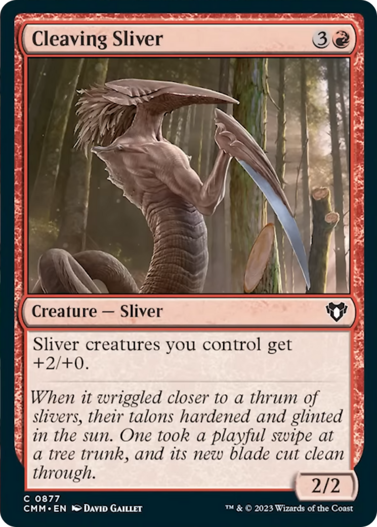 Cleaving Sliver [Commander Masters] | Lots Moore NSW