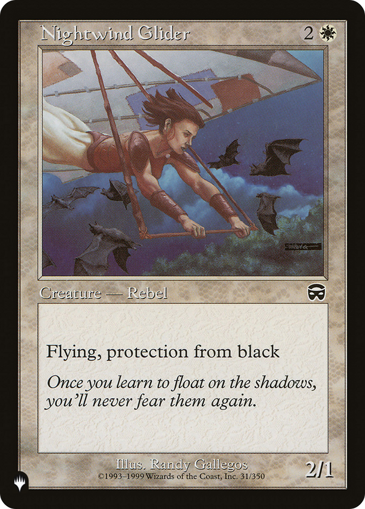 Nightwind Glider [The List Reprints] | Lots Moore NSW