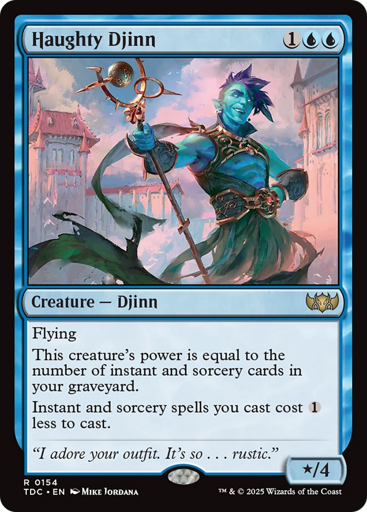 Haughty Djinn [Tarkir: Dragonstorm Commander] | Lots Moore NSW