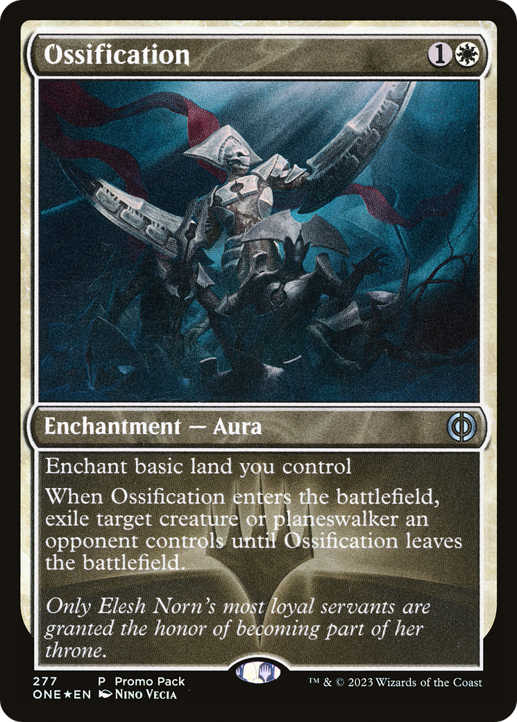 Ossification (Promo Pack) [Phyrexia: All Will Be One Promos] | Lots Moore NSW