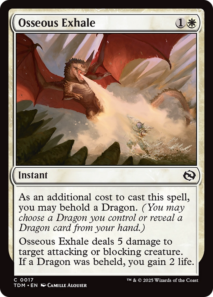 Osseous Exhale [Tarkir: Dragonstorm] | Lots Moore NSW