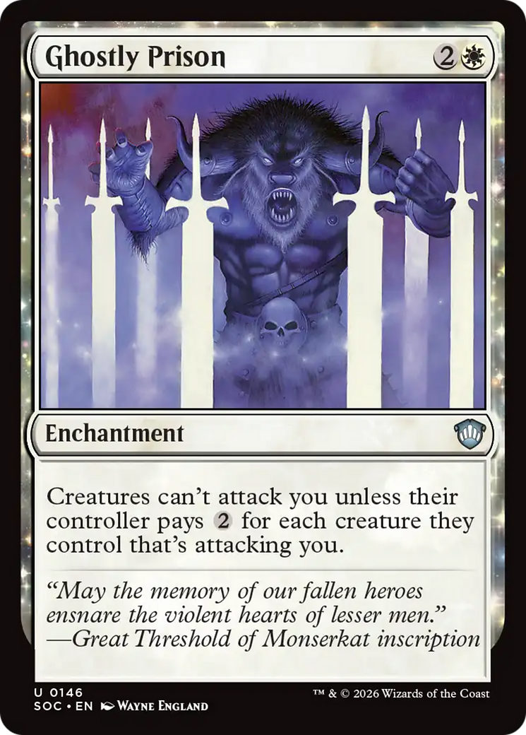 Ghostly Prison [Secrets of Strixhaven Commander] Magic: The Gathering | Lots Moore NSW
