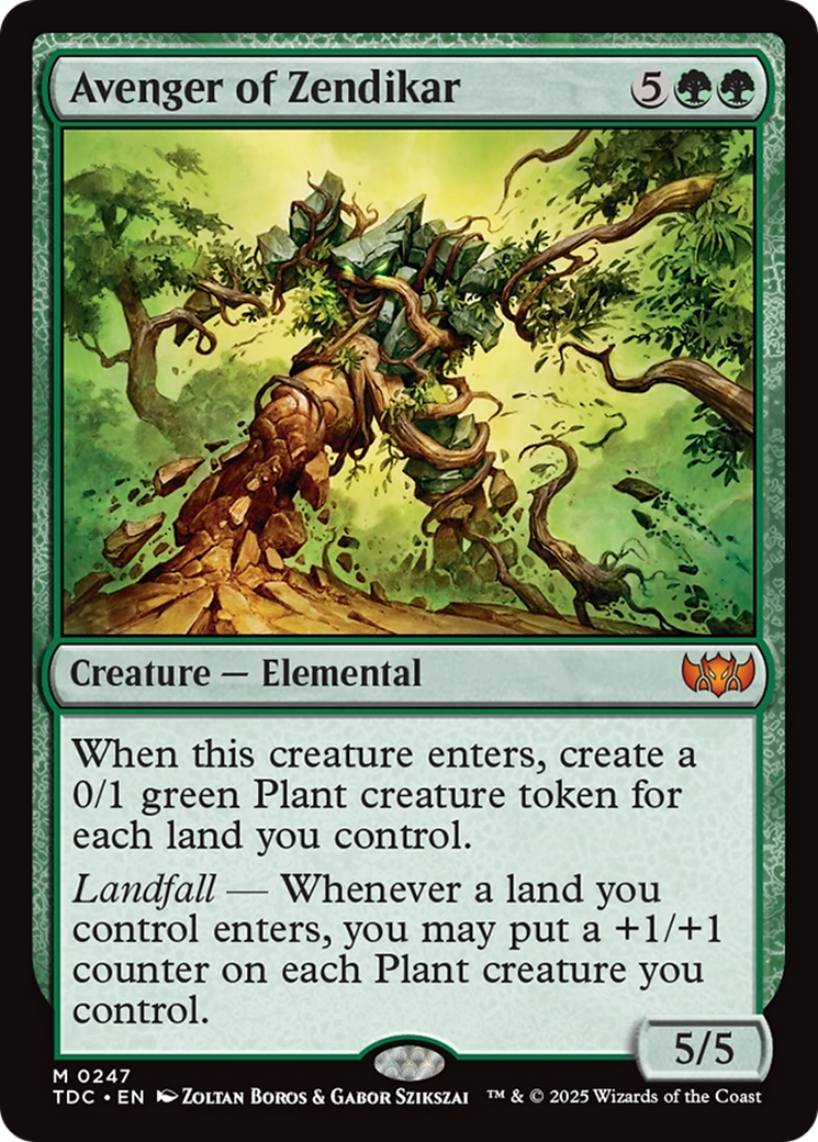 Avenger of Zendikar [Tarkir: Dragonstorm Commander] | Lots Moore NSW