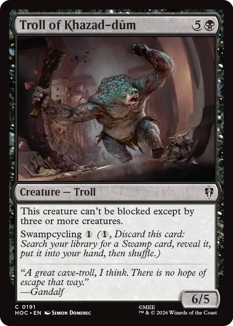 Troll of Khazad-dum [The Hobbit: Eternal-Legal] | Lots Moore NSW