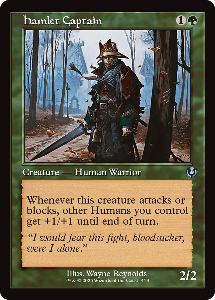 Hamlet Captain (Retro Frame) [Innistrad Remastered] | Lots Moore NSW