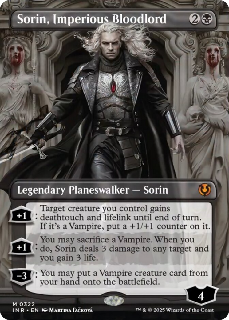 Sorin, Imperious Bloodlord (Borderless) [Innistrad Remastered] | Lots Moore NSW