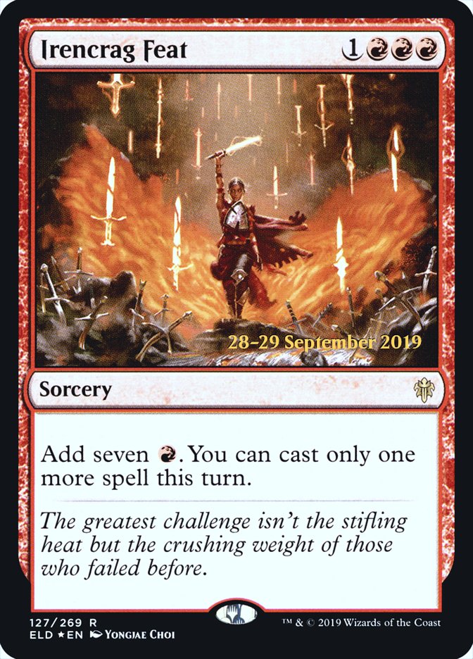 Irencrag Feat [Throne of Eldraine Prerelease Promos] | Lots Moore NSW