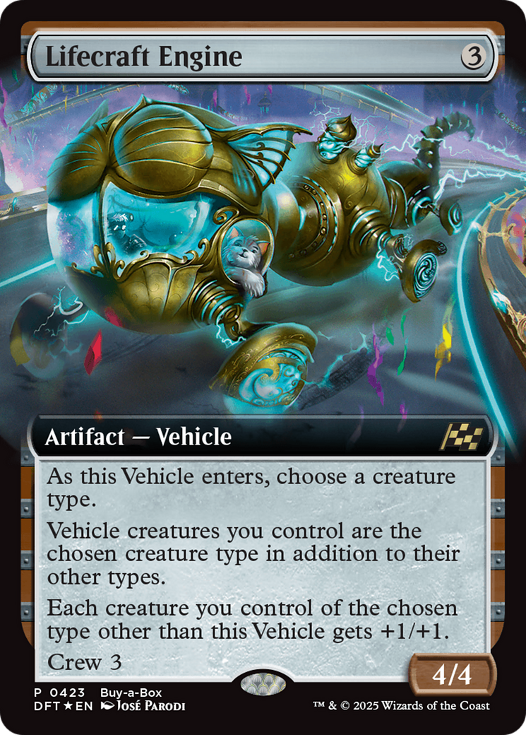 Lifecraft Engine (Extended Art) (Buy-A-Box) [Aetherdrift Promos] | Lots Moore NSW