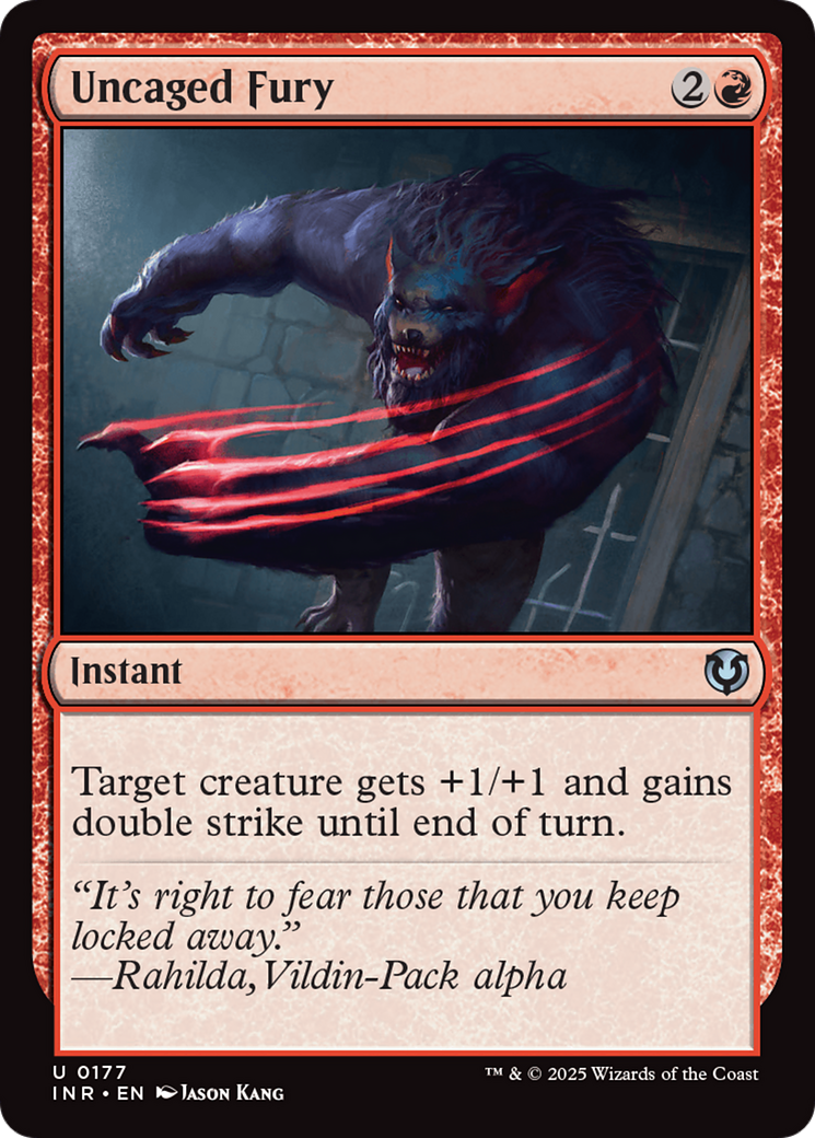 Uncaged Fury [Innistrad Remastered] | Lots Moore NSW