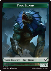 Food // Frog Lizard Double-Sided Token [Secrets of Strixhaven Commander Tokens] | Lots Moore NSW
