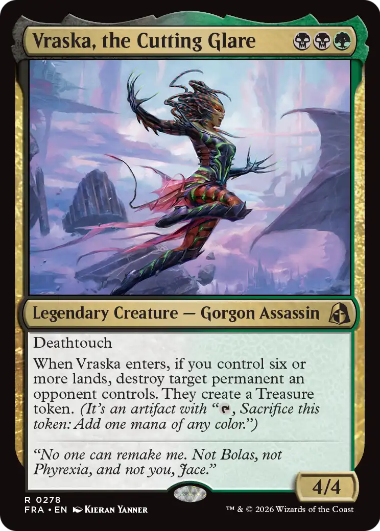 Vraska, the Cutting Glare [Reality Fracture] | Lots Moore NSW