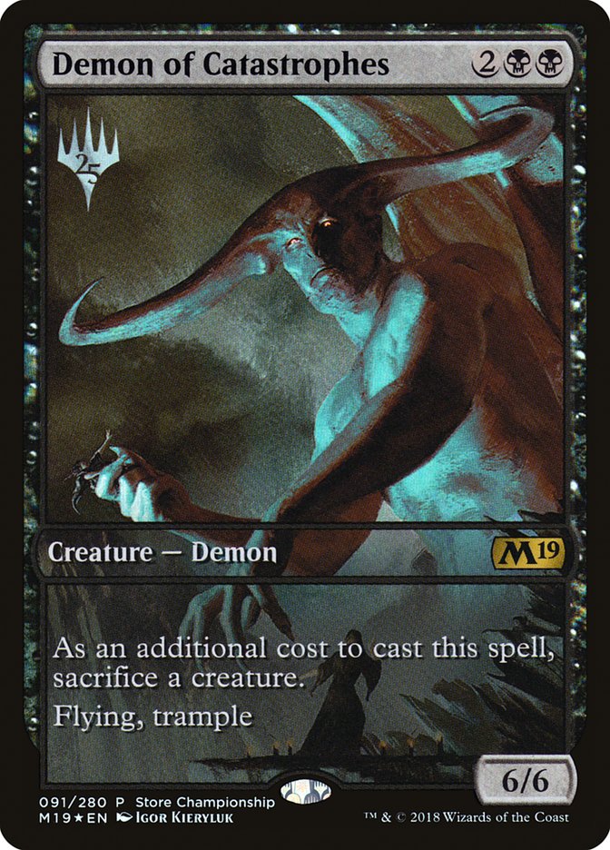 Demon of Catastrophes (Store Championship) (Full Art) [Core Set 2019 Promos] | Lots Moore NSW