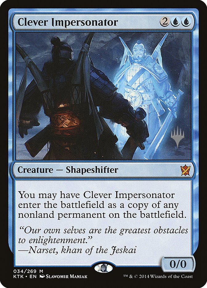 Clever Impersonator (Promo Pack) [Khans of Tarkir Promos] | Lots Moore NSW
