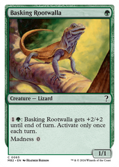 Basking Rootwalla (White Border) [Mystery Booster 2] | Lots Moore NSW