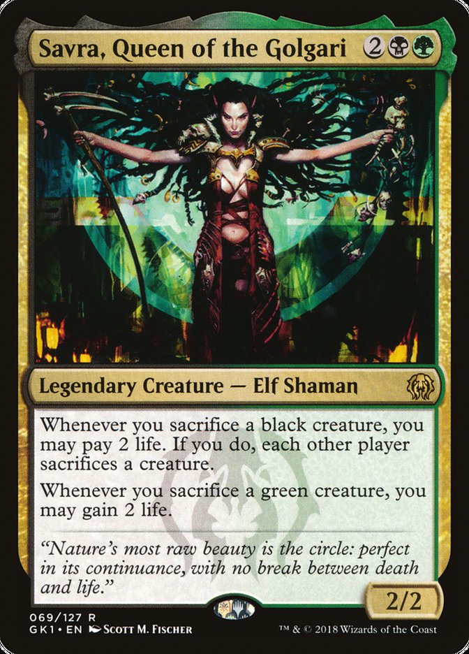Savra, Queen of the Golgari [Guilds of Ravnica Guild Kit] | Lots Moore NSW