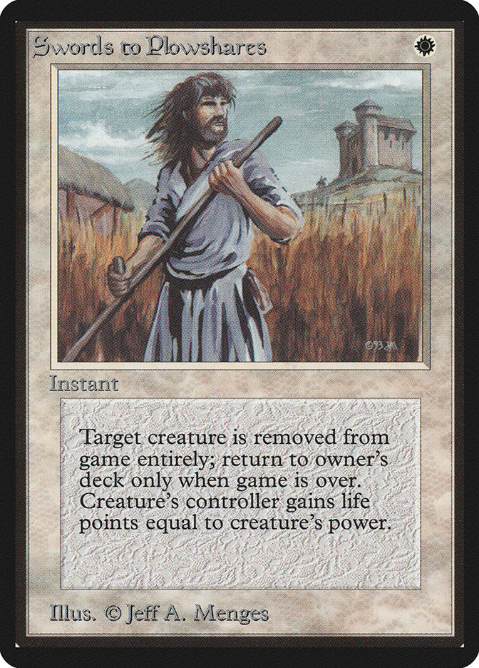 Swords to Plowshares [Beta Edition] | Lots Moore NSW