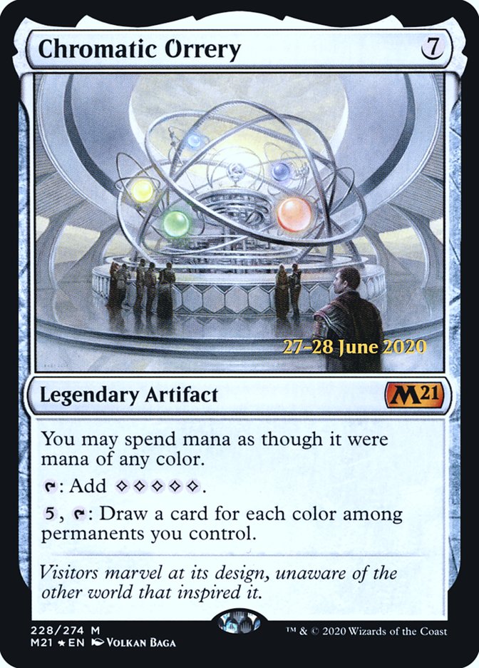 Chromatic Orrery [Core Set 2021 Prerelease Promos] | Lots Moore NSW