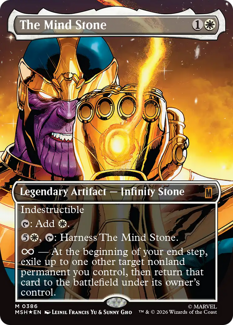 The Mind Stone (Borderless) [Marvel Super Heroes] | Lots Moore NSW