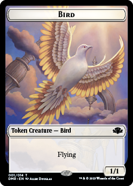 Bird Token [Dominaria Remastered Tokens] | Lots Moore NSW