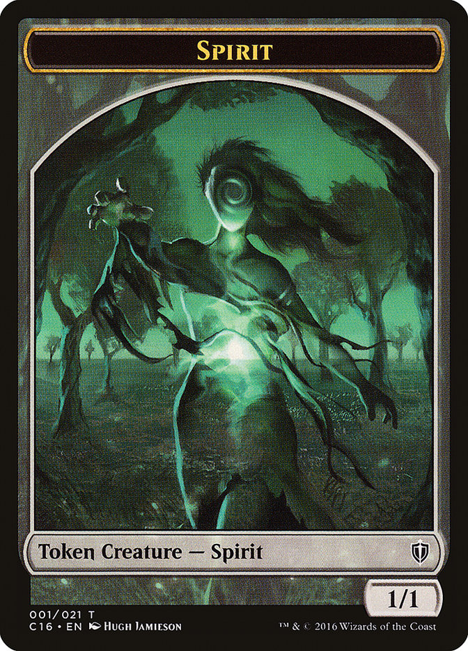 Spirit Token (001/021) [Commander 2016 Tokens] | Lots Moore NSW