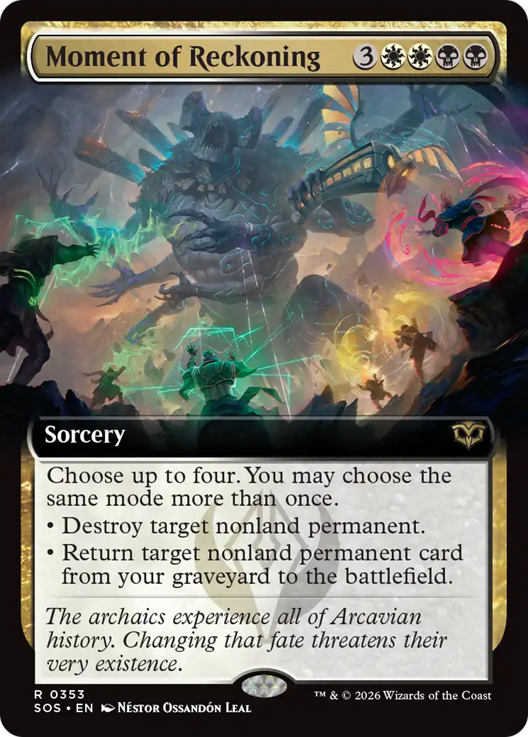 Moment of Reckoning (Extended Art) [Secrets of Strixhaven] | Lots Moore NSW