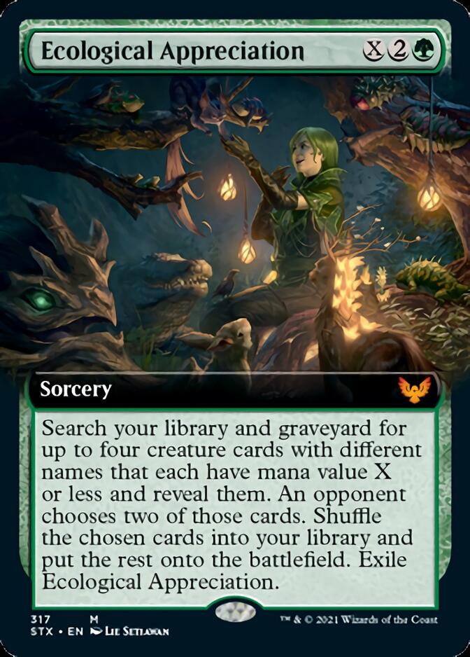 Ecological Appreciation (Extended Art) [Strixhaven: School of Mages] | Lots Moore NSW