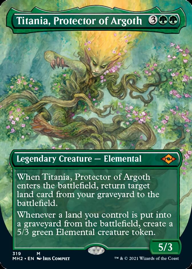 Titania, Protector of Argoth (Borderless Alternate Art) [Modern Horizons 2] | Lots Moore NSW