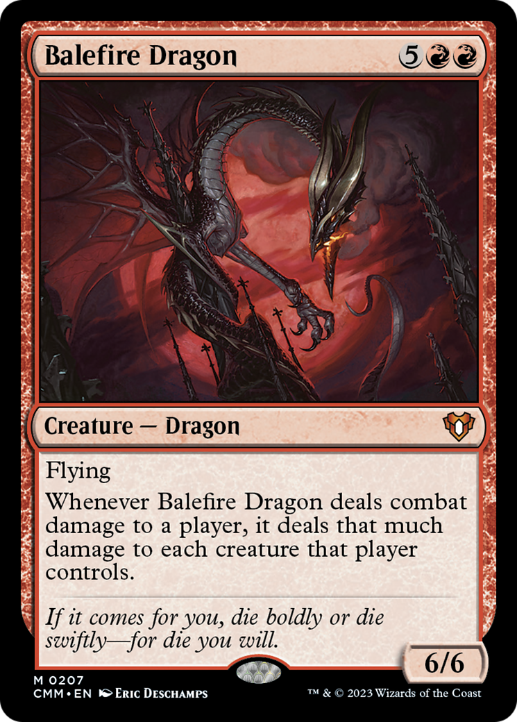 Balefire Dragon [Commander Masters] | Lots Moore NSW