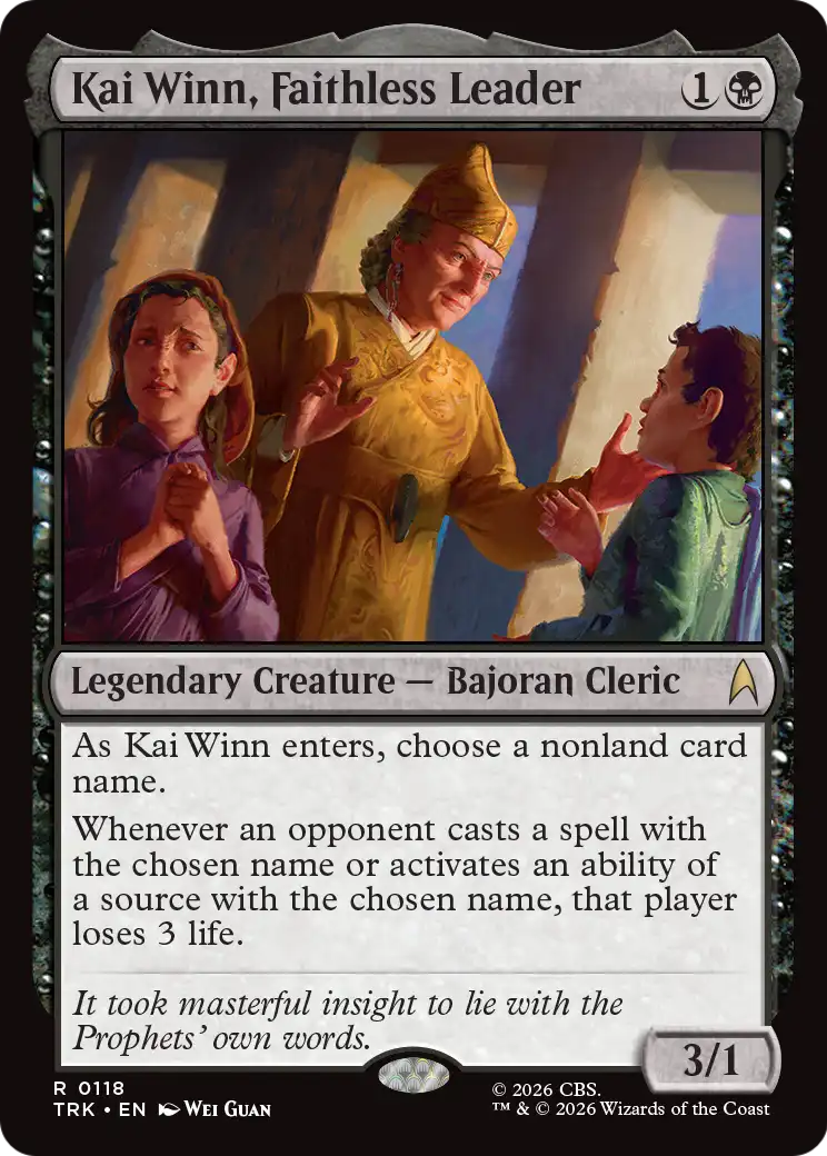 Kai Winn, Faithless Leader [Star Trek] | Lots Moore NSW