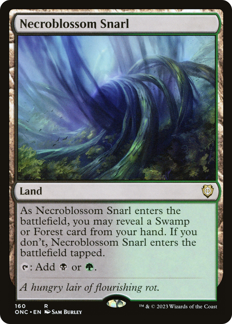 Necroblossom Snarl [Phyrexia: All Will Be One Commander] | Lots Moore NSW
