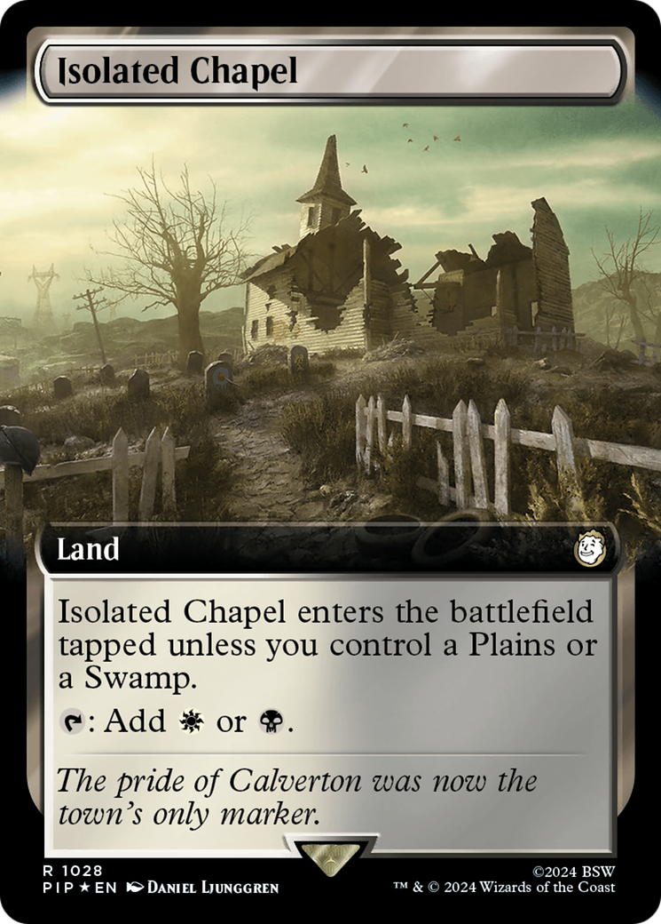 Isolated Chapel (Extended Art) (Surge Foil) [Fallout] | Lots Moore NSW