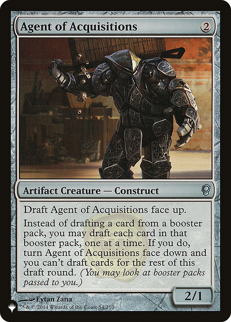 Agent of Acquisitions [The List Reprints] | Lots Moore NSW