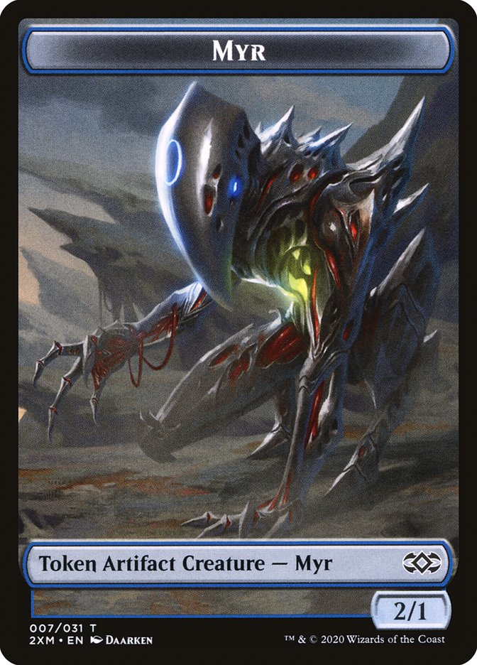 Eldrazi Spawn // Myr (007) Double-Sided Token [Double Masters Tokens] | Lots Moore NSW