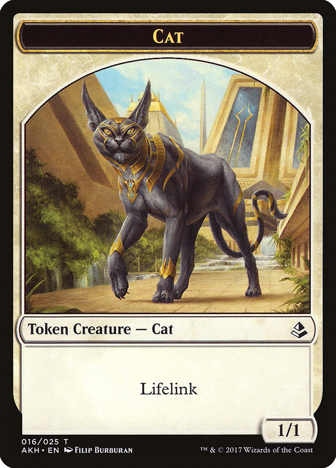 Sinuous Striker // Cat Double-Sided Token [Hour of Devastation Tokens] | Lots Moore NSW
