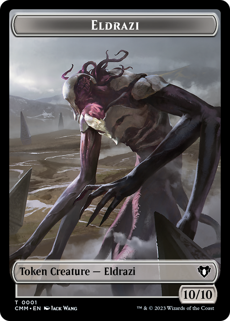 Eldrazi // Myr Double-Sided Token [Commander Masters Tokens] | Lots Moore NSW