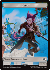 Hero (0003) // Food Double-Sided Token [FINAL FANTASY Tokens] | Lots Moore NSW
