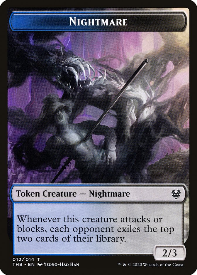 Satyr // Nightmare Double-Sided Token [Theros Beyond Death Tokens] | Lots Moore NSW