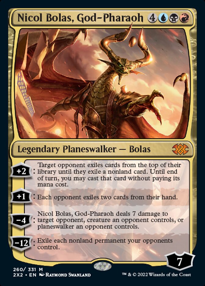 Nicol Bolas, God-Pharaoh [Double Masters 2022] | Lots Moore NSW