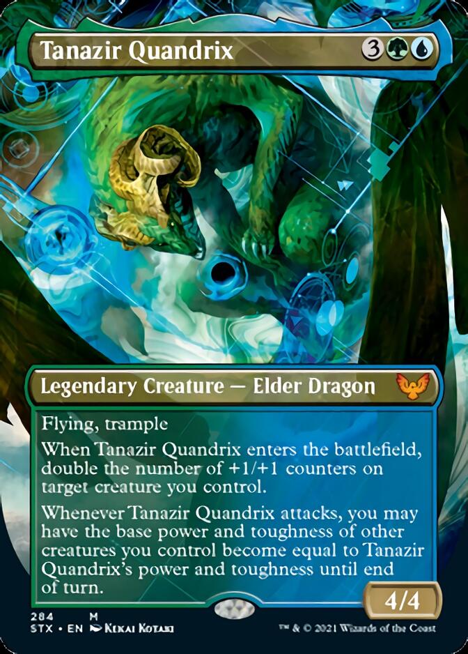 Tanazir Quandrix (Borderless Alternate Art) [Strixhaven: School of Mages] | Lots Moore NSW