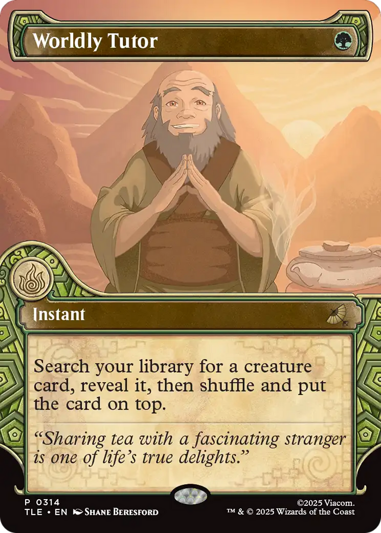 Worldly Tutor (Showcase) [Avatar: The Last Airbender: Eternal-Legal] | Lots Moore NSW